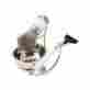 Bb25 Bey-berk Mach 3 Razor Badger Brush Soap Dish On Chrome Stand W Enamel Finish