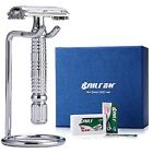Bd521l Safety Razor Butterfly Open Double Edge Shaver Knife 7352719696061