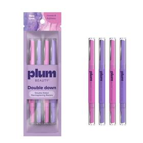 8845n Beacon Wellness Inc Double-sided Dermaplaning Razors 4-pack Dual-blade Facial For Women