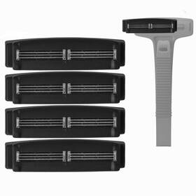 Fc-bv1m-0jmr Bearback Shaver Cartridges 4-pack Refill Blades For Men S Back Triple Sta Inch