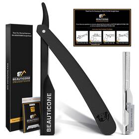 Beauticone 061079710028 Straight Razor For Men Professional Barber Edge K