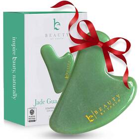 Beauty By Earth 850003968544 Jade Gua Sha - Smoothes Fine Lines And Wrinkles Stocking Stuffers For Women