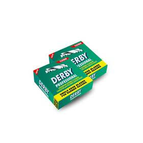 D116 Beauty Exchange Llc 445006597537 Derby Professional Single Edge Razor Blades 100 Count Pack Of 2