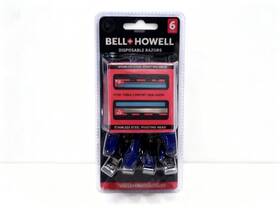 Bh1798 Bell Howell Aloe Vera Comfort Skin Guard Disposable Razors 3-blade 6 Pack