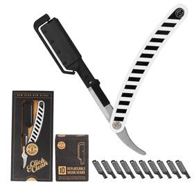 Better Barber 290017756318 Patented Straight Edge Razors For Men Close Shaving Razor Beard With 11
