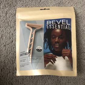 Bevel 810026291029 Lot Of 3 Essentials Disposable Safety Razor 5 Razors Each