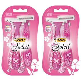 00412811 Bic 2 Pack Miss Soleil Disposable Womens Razors - 4 Each