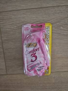 Bic 070330713086 Vintage Comfort 3 Womens Razors 8 Pack New Old Stock Sealed Package