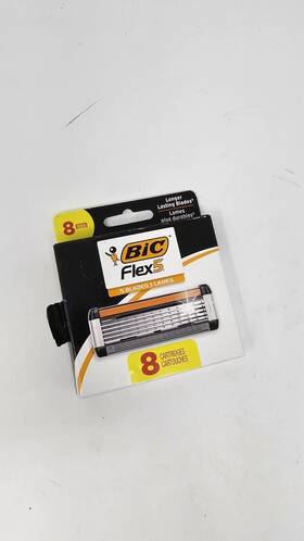 Bic 070330740945 Flex 5 Blade Hybrid Disposable Razors Men Sensitive Skin Razor 7 Cartridges