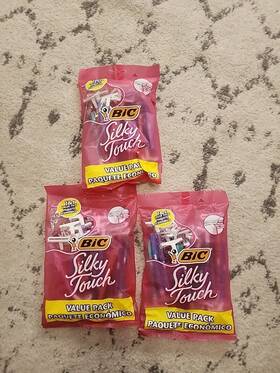 Bic 070330742567 Silky Touch Disposable Multi-color Razors Value Pack 18 Count. 3 Packs X