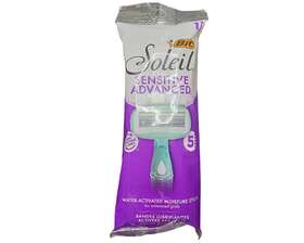 Bic 070330744493 3 Soleil Sensitive Advanced 5-blade Disposable Razor New