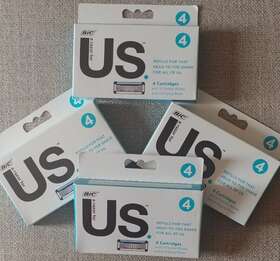 4pks Bic 070330744905 Of A Razor For Us 4 Cartridges With 5 Flexible Blades Edging Blade