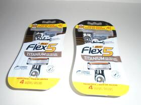 Bic 070330748170 Flex 5 Titanium Razors 2-4 Packs New