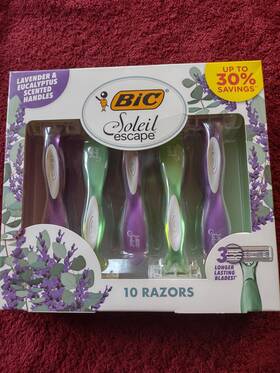 Bic 070330748859 Soleil Escape Disposable Razors Gift Set 10 3 Blades New Free Ship