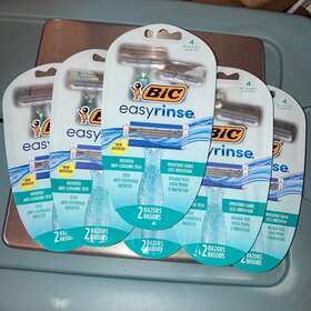 Bic 070330749061 6 Easy Rinse 4-blade Quad Woman S Disposable Razor