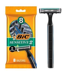 Bic 070330749535 48 8 X 6 Sensitive 2 Blade Razors Shavers Aloe