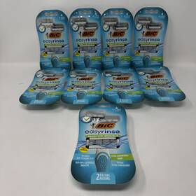 Bic 070330750906 Easyrinse Anti-clogging Womens Disposable Razors 9 Packs