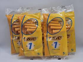 Bic 086125705010 Sensitive Disposable Razors Single Blade Shavers 5 Packs 25count Brand