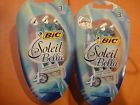 Bic 2 Packs Soleil Bella Four Flexible Blades E-z Rinse 3 Ct Each 070330719873