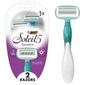 71tq Bic Disposable Shaving Razors For Women With 5 Blades 2 Pack Soleil N-sealed