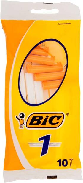 838519 Bic 1 Disposable Razors Pack Of 10 Orange