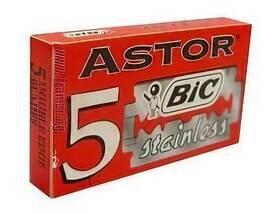 8nz1031-bt3071 Bic 100 Astor Platinum Stainless Steel Double Edge 1 Count Pack Of