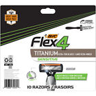S4fm10ec-blk Bic Flex 4 Mens 4-blade Disposable Razor 10 Count