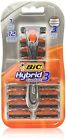 Bic Hybrid 3 Comfort Disposable Razor For Men 12 Count 070330730274