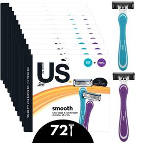 Jdfhfhd712 Bic Us. 5-blade Lubricated Unisex Disposable Razors For Men And Women 6-pack