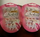 4pk-razors Bic Lavender Twilight Soleil Handles 3-blades Scented