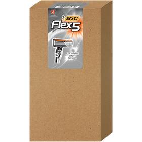 Bic Razors 705353208089 Flex 5 Disposable For Men Long-lasting 5-blade A Smooth