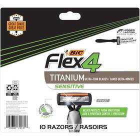 S4fm10dc-blk Bic Razors Flex 4 Sensitive Disposable For Men A Smooth Ultra-close And Co