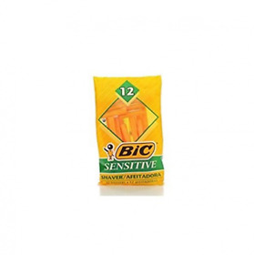 Bic Single Blade Shavers Sensitive Skin 12 Ct 3 Packs Count Pack Of