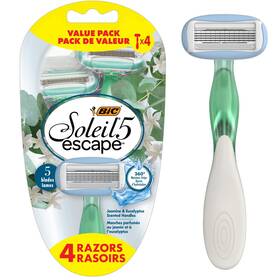 Sl5ep4-ast Bic Soleil Escape Womens Disposable Razors With 5 Blades For A Sensorial Experi