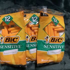 Sop121org Bic Sensitive Mens Razors 12ct Pack Of 3 Sop121org Bic Sensitive Mens Razors 12ct Pack Of 3