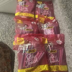 Stwp18wm-ast Bic Six Packs Of Silky Touch Womens Disposable 2 Blade Razors Assorted Colors