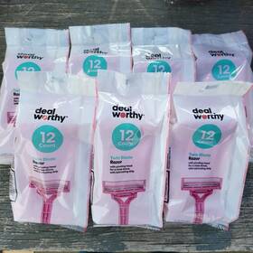 Blade 024500307001 Deal Worthy 84 Total Ladies Twin Razor - 12 Count X 8 Packs