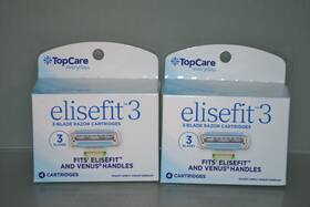 Blade 036800473492 2 Top Care Elisefit 3-blade Razor Cartridges 4 Each