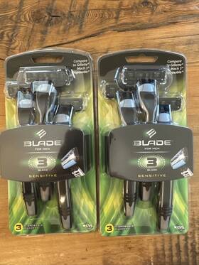 Blade 050428273395 Cvs 3 Mens Senistive Skin Razors Pack Of 6