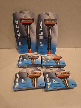 Blade 050428370346 2 For Men Razors With 4 Boxes Of Cartridges