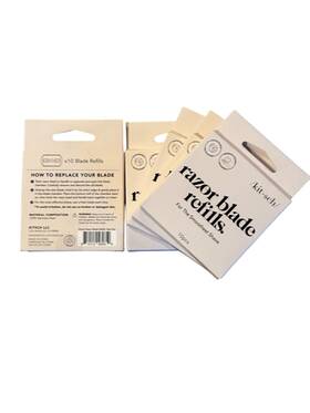 Blade 810112560619 Kitsch Razor Refills 5- 10-pack Stainless Steel Smoothest Shave Eco Friend