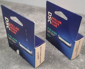 Blade 811346010000 Dollar Shave Club 6 Razor Cartridges 2-pack / 8 Refills Total