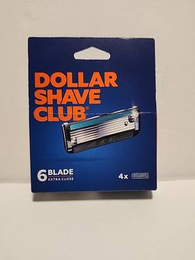 Blade 811346066007 Dollar Shave Club 6 Refill Razor Cartridges 4ct Precision Flex Heads