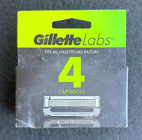 91965532 Blade Gillettelabs Razor Refills 4 Cartridges Fits All Razors