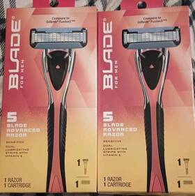 Blade For Men 050428418857 Lot Of 2 Motion 5 Razor 1 Cartridges