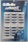 Blades 047400515079 Mach Upc Gillette Cartridges 3 Razor Turbo 24-pack