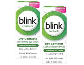Blink 715785380529 Amo Contacts Lubricating Eye Drops 0.34 Fl Oz Pack Of 2