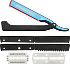 Dov2010140 Blue Set Shavette Razor Black Dovo