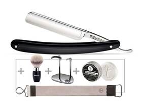 Boker 045011159343 140207set Classic Black Straight Razor Set
