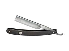 140409dam Boker Damascus Ebony Straight Razor